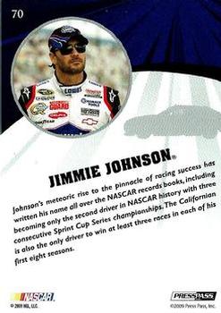 2009 Press Pass Fusion #70 Jimmie Johnson Back