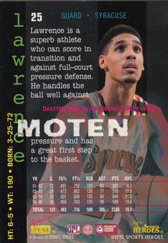 1995 Signature Rookies Fame and Fortune #25 Lawrence Moten Back