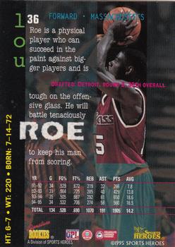 1995 Signature Rookies Fame and Fortune #36 Lou Roe Back