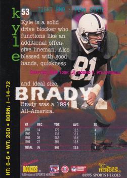 1995 Signature Rookies Fame and Fortune #53 Kyle Brady Back