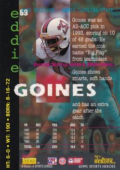 1995 Signature Rookies Fame and Fortune #69 Eddie Goines Back