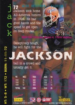 1995 Signature Rookies Fame and Fortune #72 Jack Jackson Back