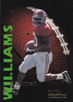 1995 Signature Rookies Fame and Fortune #97 Sherman Williams Front