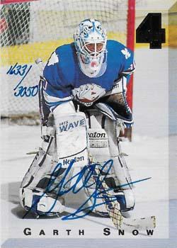 1994 Classic Four Sport - Autographs #NNO Garth Snow Front