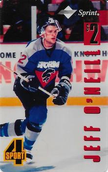 1994 Classic Four Sport - Phone Cards $2 #NNO Jeff O'Neill Front
