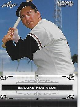 2012 Leaf National Convention #BR1 Brooks Robinson Front