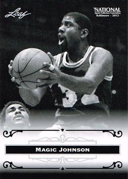 2012 Leaf National Convention #MJ1 Magic Johnson Front