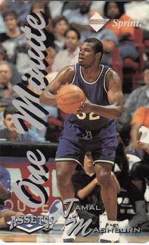 1994-95 Classic Assets - Phone Cards One Minute #NNO Jamal Mashburn Front