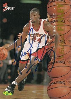 1995 Classic Five Sport - Autographs #NNO Michael Finley Front