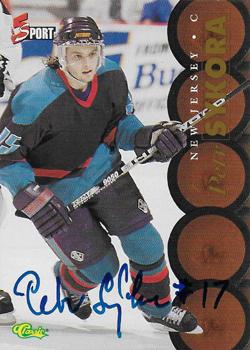 1995 Classic Five Sport - Autographs #NNO Petr Sykora Front