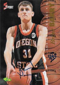 1995 Classic Five Sport - Autographs Numbered #NNO Brent Barry Front