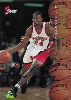 1995-96 Classic Five Sport Signings - Autographs #NNO Michael Finley Front