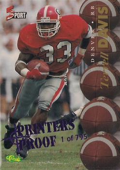 1995 Classic Five Sport - Printer's Proofs #91 Terrell Davis Front