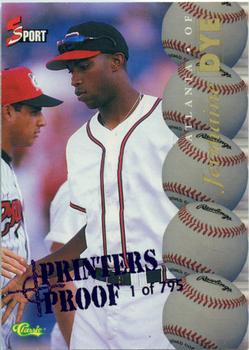 1995 Classic Five Sport - Printer's Proofs #99 Jermaine Dye Front