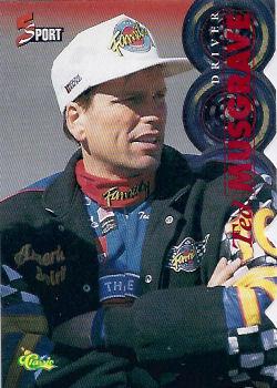 1995 Classic Five Sport - Red Die Cuts #178 Ted Musgrave Front