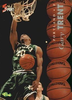 1995 Classic Five Sport - Silver Die Cuts #10 Gary Trent Front