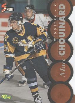 1995 Classic Five Sport - Silver Die Cuts #153 Marc Chouinard Front