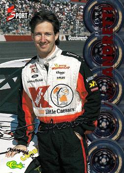 1995-96 Classic Five Sport Signings #S80 John Andretti Front
