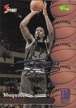 1995-96 Classic Five Sport Signings #S99 Shaquille O'Neal Front