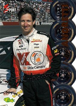 1995-96 Classic Five Sport Signings - Silver Die Cuts #S80 John Andretti Front