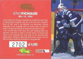 1995 Classic Images Four Sport - Classic Performances #CP20 Eric Fichaud Back