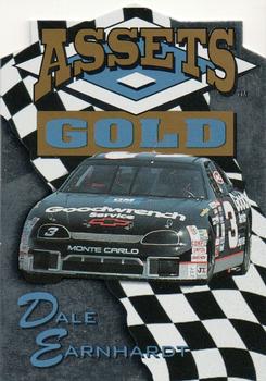 1995 Classic Assets Gold - Die Cuts Silver #SDC10 Dale Earnhardt Front