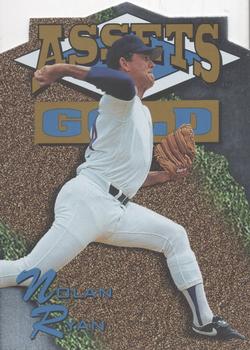 1995 Classic Assets Gold - Die Cuts Silver #SDC18 Nolan Ryan Front