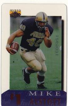 1996 Classic Clear Assets - Phone Cards $1 #23 Mike Alstott Front