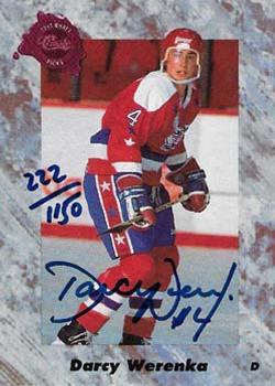 1991 Classic Four Sport - Autographs #NNO Darcy Werenka Front