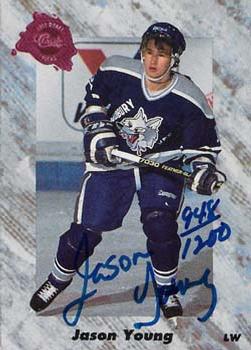 1991 Classic Four Sport - Autographs #NNO Jason Young Front
