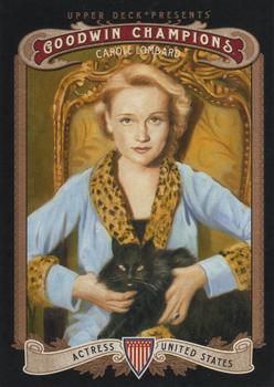 2012 Upper Deck Goodwin Champions #69 Carole Lombard Front
