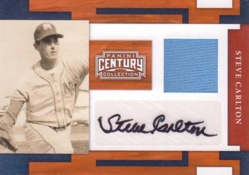 2010 Panini Century - Materials Jerseys Signatures #16 Steve Carlton Front