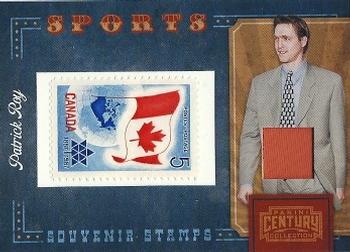 2010 Panini Century - Sports Stamp Materials #19 Patrick Roy Front