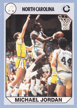 1990-91 Collegiate Collection North Carolina Tar Heels #3 Michael Jordan Front