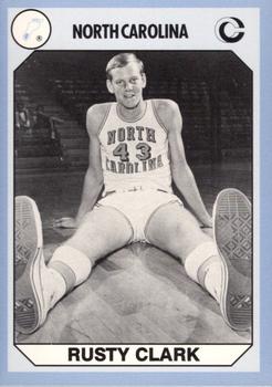 1990-91 Collegiate Collection North Carolina Tar Heels #158 Rusty Clark Front