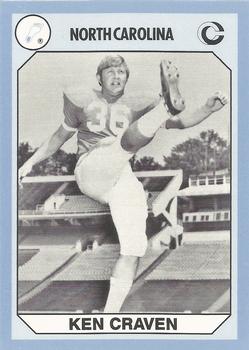 1990-91 Collegiate Collection North Carolina Tar Heels #177 Ken Craven Front