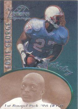 1997 Score Board Visions Signings - Artistry #A-12 Eddie George Front