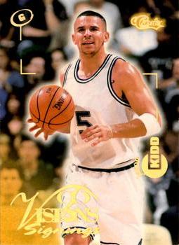 1996 Classic Visions Signings #3 Jason Kidd Front