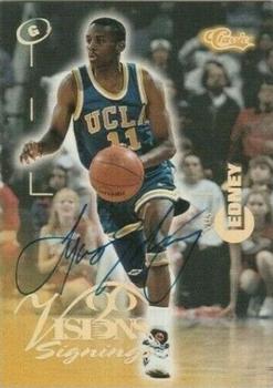 1996 Classic Visions Signings - Autographs Gold #NNO Tyus Edney Front