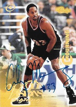 1996 Classic Visions Signings - Autographs Gold #NNO Alonzo Mourning Front