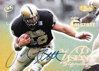 1996 Classic Visions Signings - Autographs Silver #NNO Mike Alstott Front
