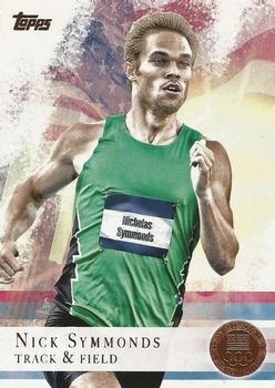2012 Topps U.S. Olympic Team & Hopefuls - Bronze #5 Nick Symmonds Front