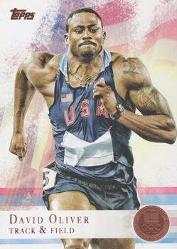2012 Topps U.S. Olympic Team & Hopefuls - Bronze #21 David Oliver Front