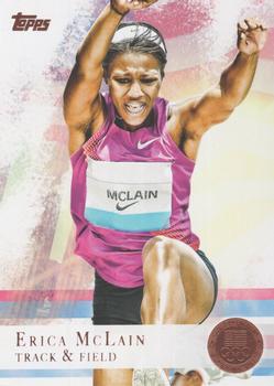 2012 Topps U.S. Olympic Team & Hopefuls - Bronze #95 Erica McLain Front