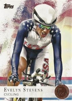 2012 Topps U.S. Olympic Team & Hopefuls - Bronze #96 Evelyn Stevens Front