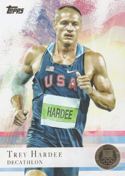 2012 Topps U.S. Olympic Team & Hopefuls - Gold #44 Trey Hardee Front