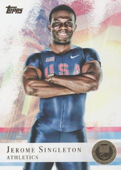 2012 Topps U.S. Olympic Team & Hopefuls - Gold #48 Jerome Singleton Front