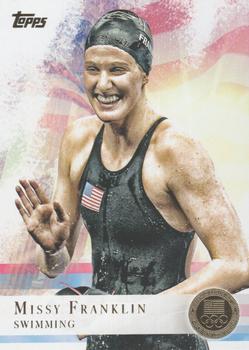 2012 Topps U.S. Olympic Team & Hopefuls - Gold #59 Missy Franklin Front