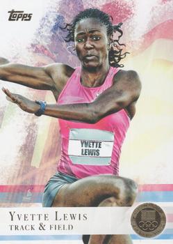 2012 Topps U.S. Olympic Team & Hopefuls - Gold #94 Yvette Lewis Front