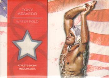 2012 Topps U.S. Olympic Team & Hopefuls - Relics #OR-TA Tony Azevedo Front